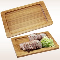 베스트데코 대나무 고기도마 고기접시 회도마 원목접시 나무/원목도마, 소 사이즈