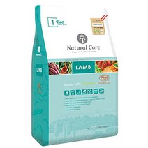 네츄럴코어 에코1 유기농 양고기 L(큰알) 사료, 1포, 2kg, 양