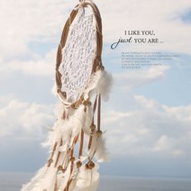 투에스벅 베이비 미니로탄 드림캐쳐, 화이트, 1개