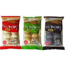 밀원 안흥찐빵 500g 세트(안흥10입+흑미10입+단호박10입) 3봉(총 30입 1.5kg), 1.5kg, 안흥찐빵 500g 세트 (500g*3)