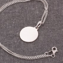 [세방쥬얼리] 베이직디자인 미아방지목걸이 팔찌 미아방지 목걸이, 008. 심플동글 목걸이