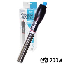 샘아쿠아 아마존 스테인리스 히터 200w 신형 어항 열대어, 1개