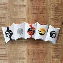 [애니데이파티] 할로윈 포장, 09_반달상자10개set_화이트, 1개