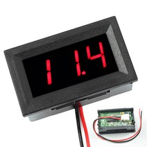 velton SCG-24 차량용 매립형볼트메타 볼트메타 게이지 전압계 차량온도계, 1개