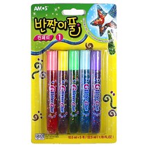 아모스 반짝이풀 공예 데코 꾸미기 풀, $OKA_[아모스] 반짝이풀 1 컨페티, 1set