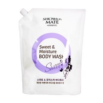 샤워메이트 스윗&모이스춰 바디워시 2000ml, 2L, 4개