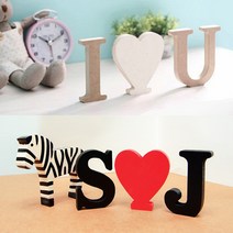 브로키 이니셜 우드 데코 아이템, 블랙타이포_B