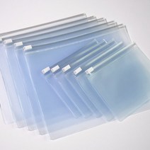 해피세일 국산 고주파지퍼백10장 칼라 슬라이드지퍼백, 01_(25YC)반투명-18x15(10장)