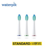 워터픽 음파전동칫솔 전용 칫솔모(WP-960K WP-900K SR-3000K 호환 가능), 3개입, 전용 칫솔모(스탠다드)/3개입