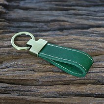 알피나 부테로 그린 이태리천연가죽 이니셜 키링 자동차 키홀더, 부테로 그린 (청동사티나)