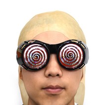 파티코 코믹 파티 가발 뽀글이파마 삐에로 대머리 단발머리 롱헤어 역할가발, 68_민대머리가발_스킨