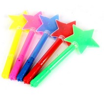 리코코리아 LED콘서트 파티용품 4번 별봉, 그린, 1개