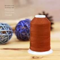 JStrading 프리미엄 코아사 재봉실, 27_레드브라운