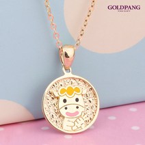 [골드팡] 14k/18k 미아방지 말띠 목걸이
