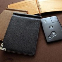 이지스 SM5 SM7 SM7뉴아트 3버튼 스마트키홀더 사피아노 천연가죽, 브라운