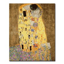 DIY캔버스페인팅 명화그리기, F39_클림트의 키스(골드펄)