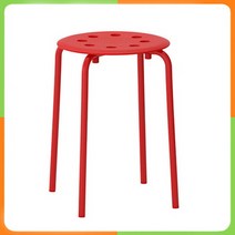 IKEA MARIUS 스툴 레드, 1개