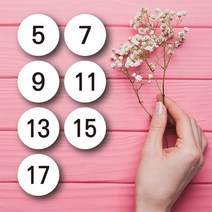 페토닷컴 화이트 디자인 아동의류 사이즈 라벨 100개 세트, 7호, 1세트