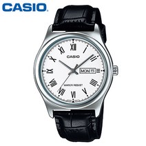 [CASIO] MTP-V006L-7B 날짜 요일표시 블랙 남성가죽시계