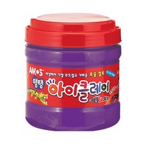 아모스 20000 탱탱아이클레이 버켓 400g, 보라, 1개