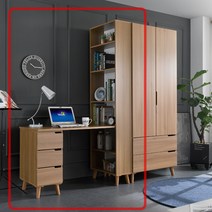 그랜드 H형책상세트, 오크