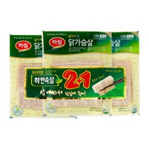 하림 밥싸먹는 닭가슴살 슬라이스햄, 43g, 3개