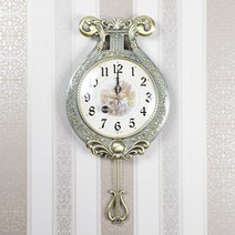 고급 벽시계/고급 추시계, 하프로즈 벽추시계 102,  大 (펄)