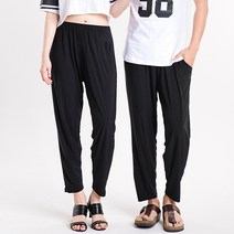 이라인 블랙버프 아이스 배기바지