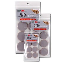 다린 DW 3M 소음방지패드 긁힘방지 바닥보호 원형 20MM, 8매입