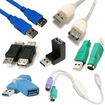더블스피드 마이크로 USB 케이블 PS-2 키보드 마우스 등 변환젠더 연장케이블, AQ0054