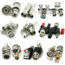 더블스피드 BNC RCA 동축 CCTV 카메라 안테나케이블 연결 젠더 커넥터, AK0420, 1개