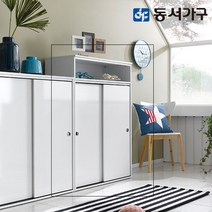 동서가구 모노 1200 도어형 수납장 DF906401, 화이트