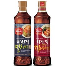 (상온)cj제일제당(주) 하선정까나리액젓400gx1개+하선정멸치액젓400gx1개 액젓, 1세트