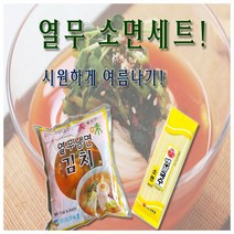미미식품 오뚜기 열무김치 소면2종세트 열무김치육수3봉오뚜기소면320g, 1820g, 1세트