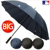 MLB 공인 [빅사이즈] 자동 장우산 [2폭로고 멜빵] (70x16K)