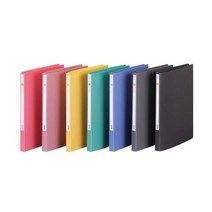 문화 PP펀치리스 화일 상철 레버크립 A4 (F430-71), 적색, 1개
