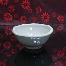 토비 온아한분청 돌 공기, 화이트, 1개