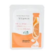 젤쿠어 젤쿠어7 퍼펙트 허벌 비타민 마스크시트 28g, 1개입, 600개