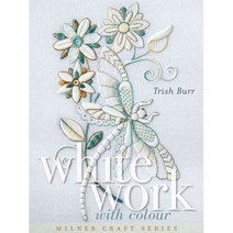 Whitework with colour, Sally Milner Pub