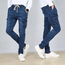 자코모 워싱 사이드포켓 청 남자 청바지 BJ35 159