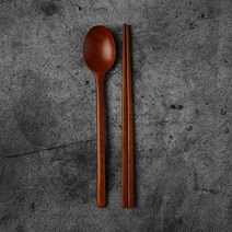 그린상사 고품격 옻칠 나무 조리도구, 1. 어른 수저세트