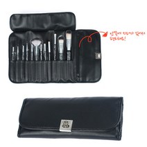 카푸 지브라 12종 메이크업브러쉬세트 가죽케이스 12가지브러쉬세트, 1개, 지브라 12종 메이크업브러쉬