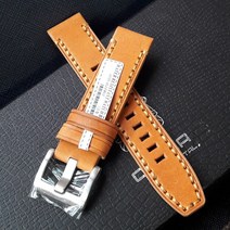 22mm 24mm 방수 천연가죽시계줄 명품브랜드 시계줄교체 / 스테인레스 시계핀2개포함 SS-830