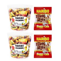 하리보 골드베렌 젤리 980g*2개 + 해피콜라 젤리 200g*2개, 1세트