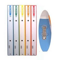 도리미 합지 2공바인더 1inch 7cm(홀간격) A4, 노랑, 1개