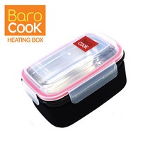 [바로쿡]발열도시락(BC-003D)/850ml, 단품, 1개