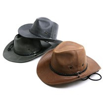 아이엠캡 IAM 크랙 빈티지 빅사이즈 카우보이 모자 남녀공용페도라/중절모