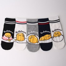 노마코 당일발송 빈둥빈둥 구데타마 캐릭터양말 중목양말