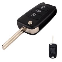 (구형) 센타밀링 폴딩키 순정형 케이스타입 교환 DIY 수리 교체 3버튼 모닝 아반떼 레이 3버튼, 1개, 02.(구형)3버튼 폴딩키 케이스(K라인)