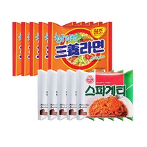 오뚜기스파게티 5개 + 봉지)삼양라면 5개, 1세트